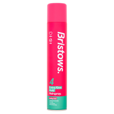 BRISTOWS HAIRSPRAY EXTRA FIRM HOLD 400ML X 6