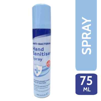 HAND SANITISER ANTI-BACTERIAL SPRAY 75ML X 12