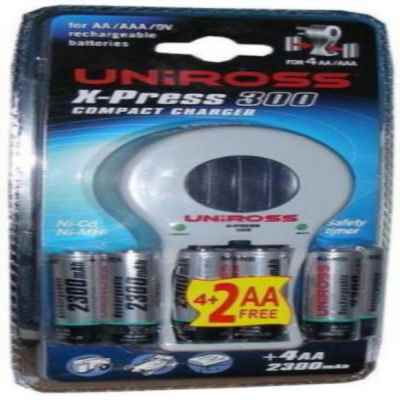 UNIROSS XPRESS 300 COMPACT CHARGER INCLUDES 4