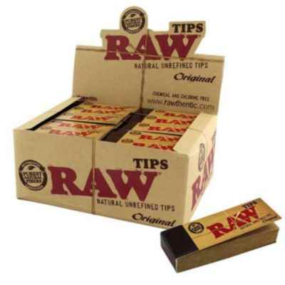 RAW ROLLING PAPER TIPS / ROACHES 50S