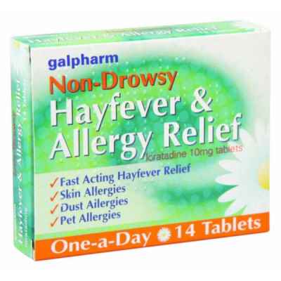 GALPHARM HAYFEVER RELIEF LORATADINE TABS 7S X