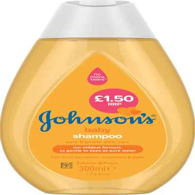 JOHNSONS BABY SHAMPOO PMP ?1.50 300ML X 6