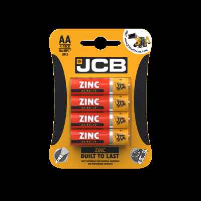 JCB ZINC AA - R6 4 PACK