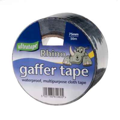 RHINO SILVER CLOTH TAPE 50MM X 10M