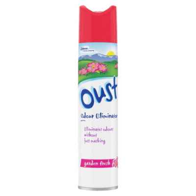 OUST AIR FRESHENER GARDEN FRESH 300ML X 12