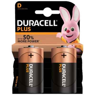 DURACELL D - MN1300 PLUS POWER 2PK