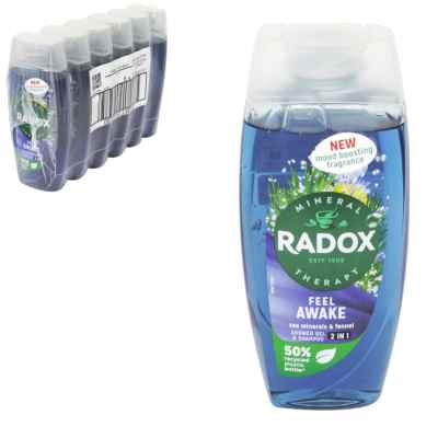 RADOX SHOWER GEL FEEL AWAKE 225ML X 6