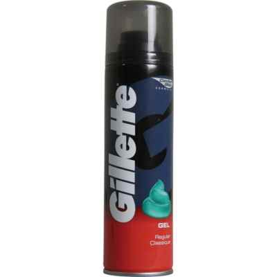 GILLETTE SHAVING GEL REGULAR 200ML X 6