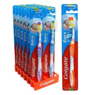 COLGATE EXTRA CLEAN TOOTHBRUSH MED 12S