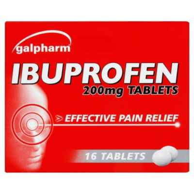 GALPHARM IBUPROFEN 200MG TABLETS 16S X 12