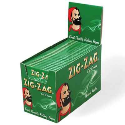 ZIG ZAG GREEN STANDARD 100S