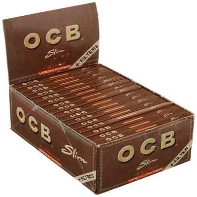 OCB VIRGIN CONNOISSEUR KS PAPER + TIPS X 32