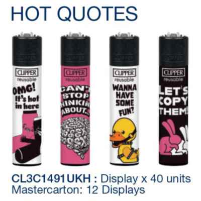 CLIPPER LARGE D40 HOT QUOTES CL3C1491UKH