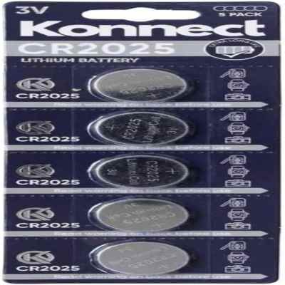 CR2025 LITHIUM BATTERY 3V CARD OF 5