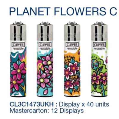 CLIPPER LARGE D40 PLANET FLOWERS 3 CL3C1473UK