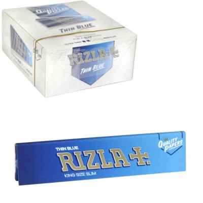 RIZLA BLUE SLIM K/S 50S
