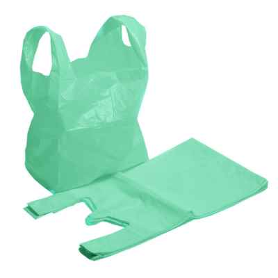 4STAR LARGE MD GREEN CARRIER BAGS 1000S