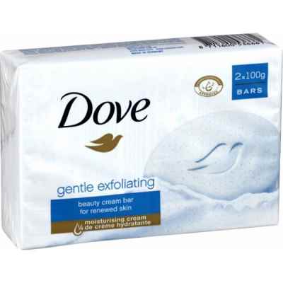 DOVE SOAP EXFOLIATE 100G 2PK