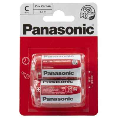 PANASONIC ZINC C - R14 2 PACK