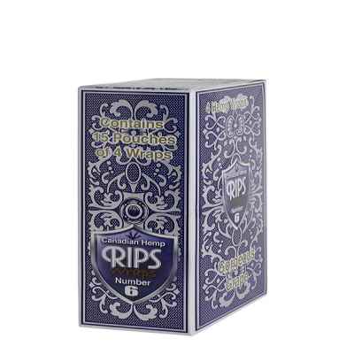 RIPS HEMP WRAPS GORGEOUS GRAPE 4PK X 15