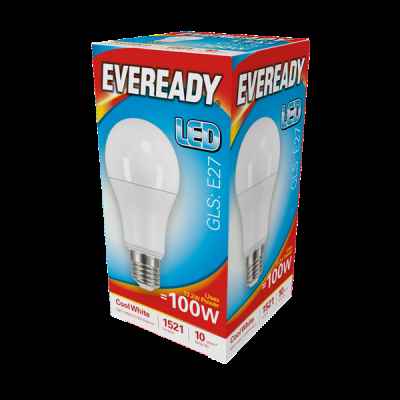 EVEREADY LED GLS 13.2W E27 COOL WHITE