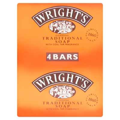 WRIGHTS SOAP 100G 4 PACK X 6
