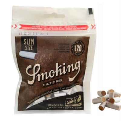 SMOKING BROWN SLIM FILTERS 120S X 10