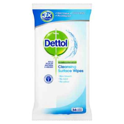 DETTOL SURFACE WIPES 4 X 72S