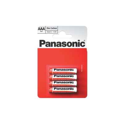 PANASONIC ZINC AAA - R03 4 PACK