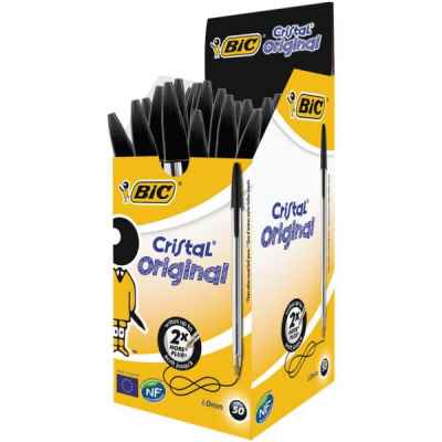 BIC CRYSTAL BALL PEN (BLACK) 50S