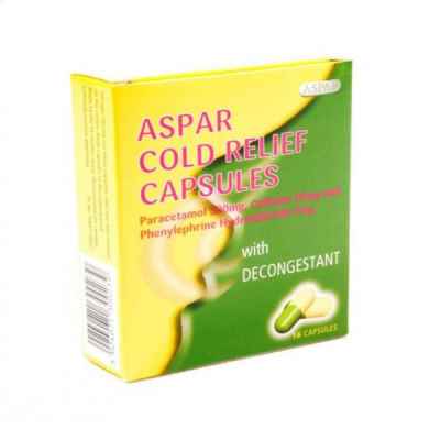 ASPAR COLD RELEIF CAPSULES 16S X 12