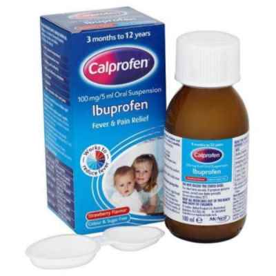 CALPROFEN IBUPROFEN 3+ MONTHS 100ML X 6