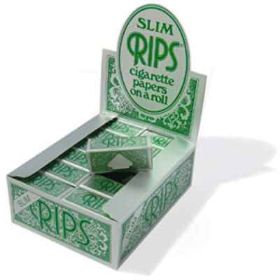 RIPS GREEN SLIM WIDTH PAPER 24 ROLLS