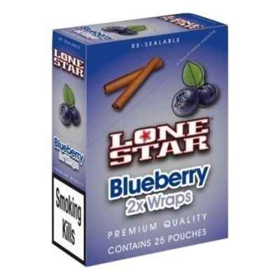 LONESTAR BLUNTS BLUEBERRY 2S X 25