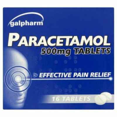 GALPHARM PARACETAMOL 500MG TABLETS 16S X 12