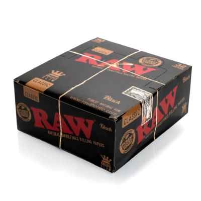 RAW BLACK KING SIZE SLIM 50S