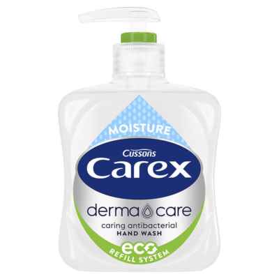 CAREX H/WASH MOISTURE PLUS 250ML X 6 (PUMP)