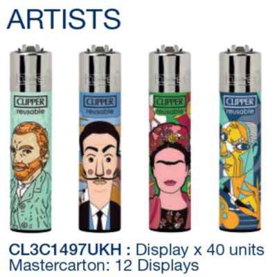 CLIPPER LARGE D40 ARTISTS CL3C1497UKH