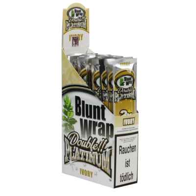 PLATINUM BLUNTS FRENCH VANILLA  IVORY 2S X 25