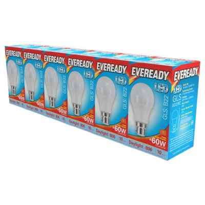 EVEREADY LED GLS 8.8W B22 DAYLIGHT PACK OF 5