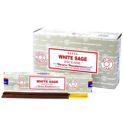 SATYA CALIFORNIAN WHITE SAGE INCENSE STICKS 1