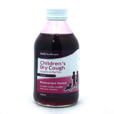 BELLS CHILDREN DRY COUGH SYRUP 200ML X 6