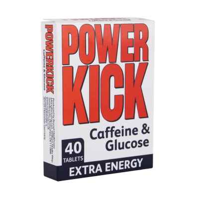 POWERKICK CAFFINE TABLETS 40S X 6 10/2026