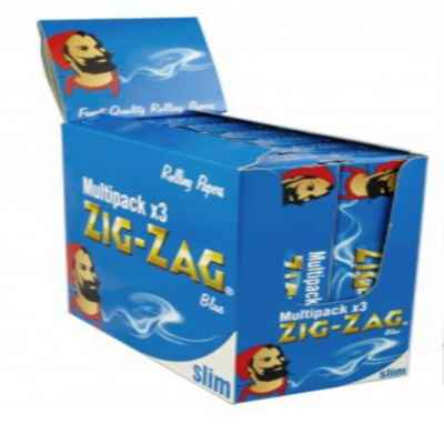 ZIG ZAG BLUE K/S MULTIPACK 3S X 12