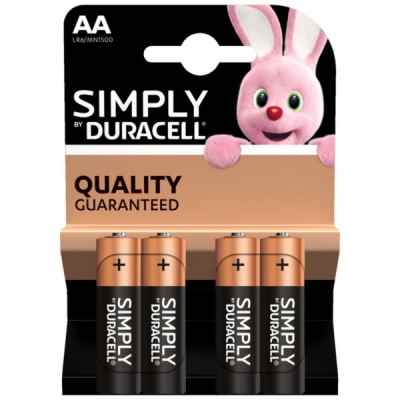 DURACELL SIMPLY AA - MN1500 4PK