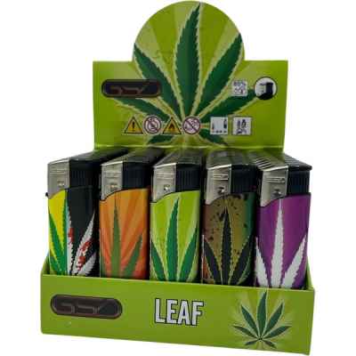 GSD ELECTRONIC LIGHTER LEAF DESIGN 50S