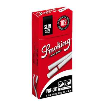 SMOKING SLIM PRE-CUT FILTERS 102S X 20