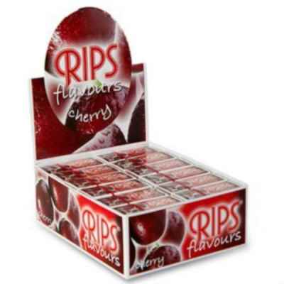 RIPS CHERRY FLAVOUR SLIM PAPER 24 ROLLS