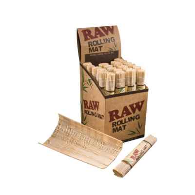 RAW BAMBOO ROLLING MAT SMALL X 24