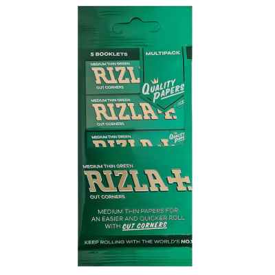RIZLA GREEN STD FLOW PACK 5S X 60